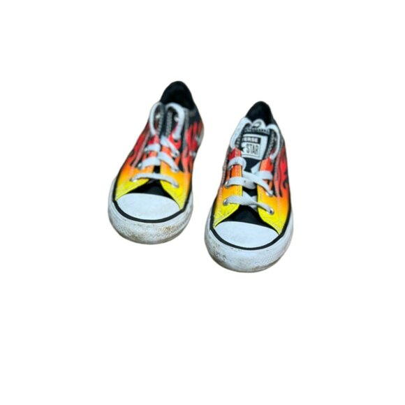 Converse All Star Youth Multicolor Fire Fashion Sneakers Multicolor Fire Size 13 - Picture 8 of 8